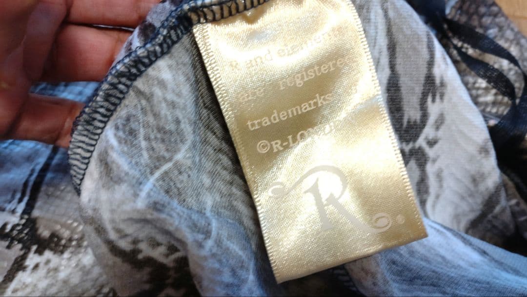 R-LONDON ロングモモンガ 蛇柄 タグ付き新品未使用