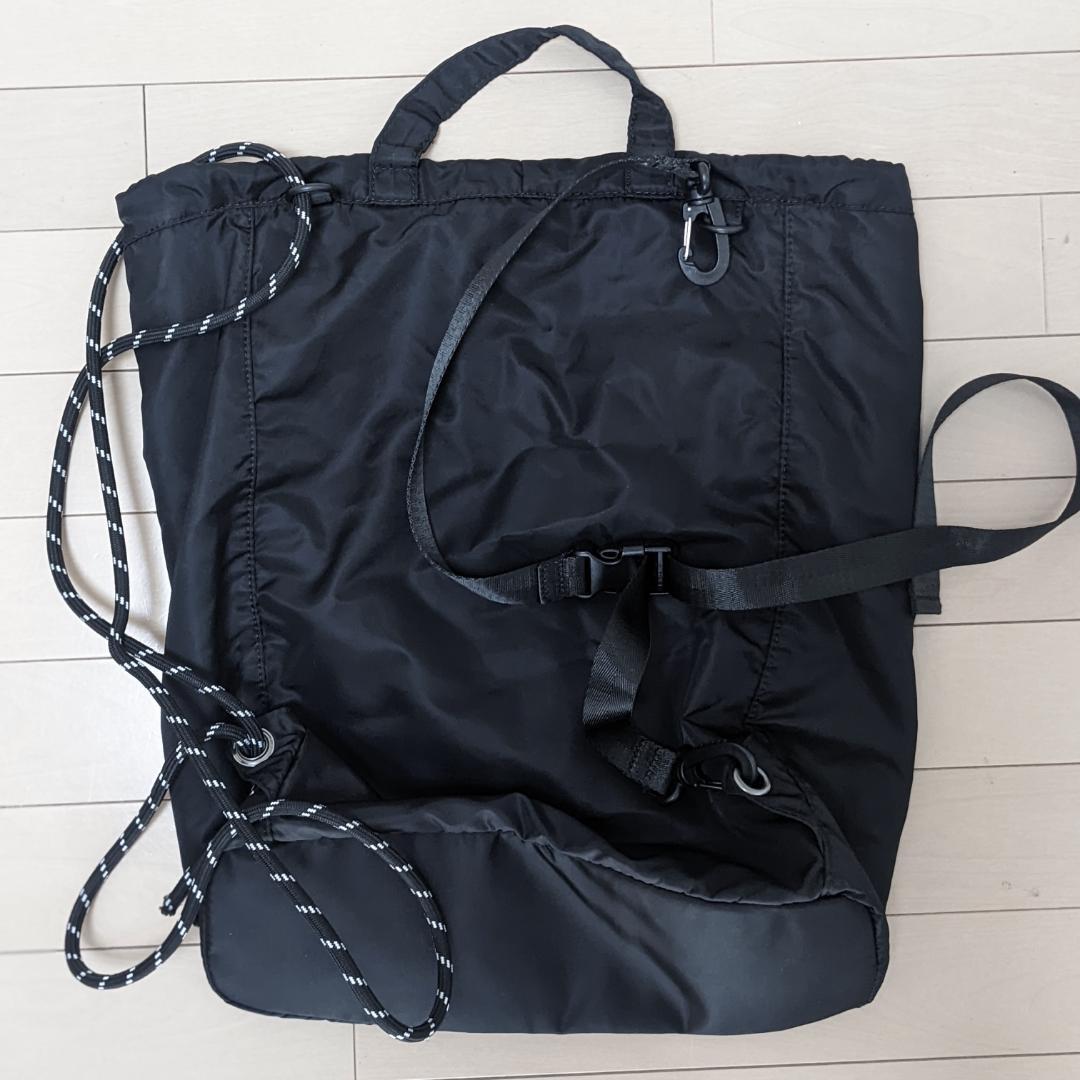 アンスリード UN3D. 4WAY ナイロンバッグ ブラック