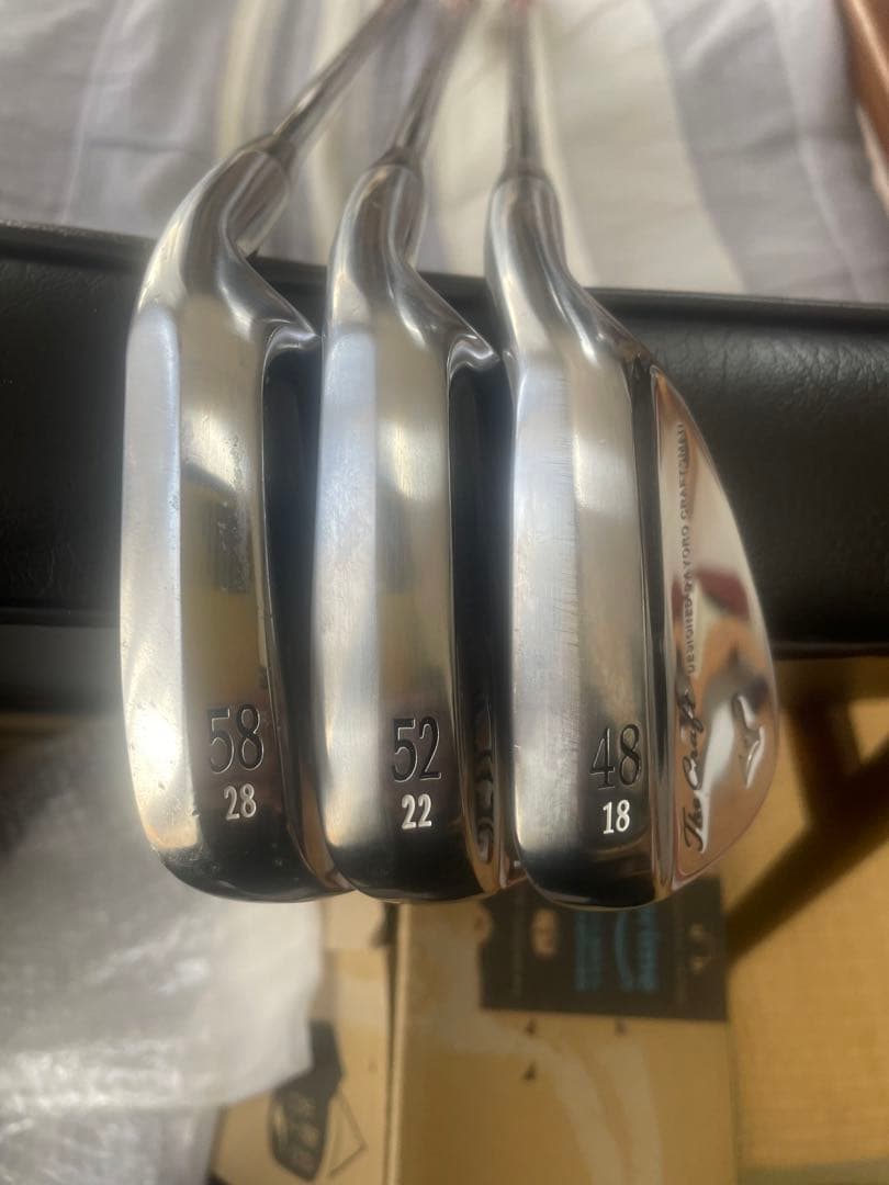 ミズノ・ザクラフトウエッジ3本セット（48°・52°・58°）