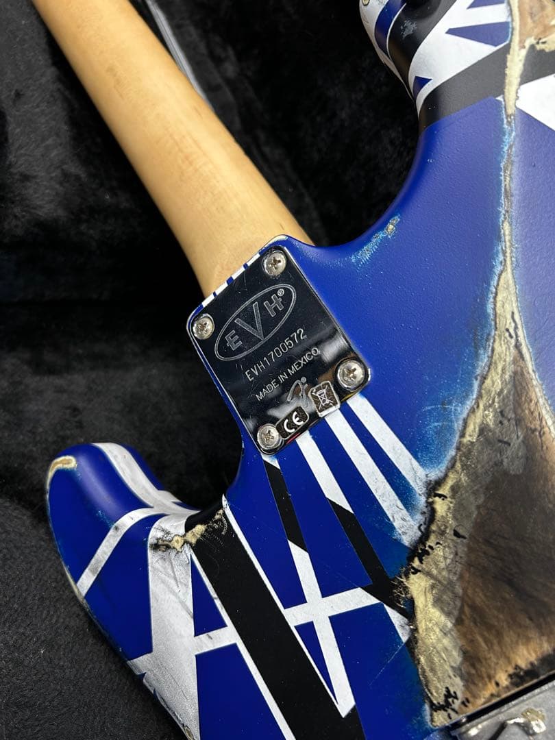 アッシュボディ！拘りのEVH Frankenstein BLUEフランケン - メルカリ