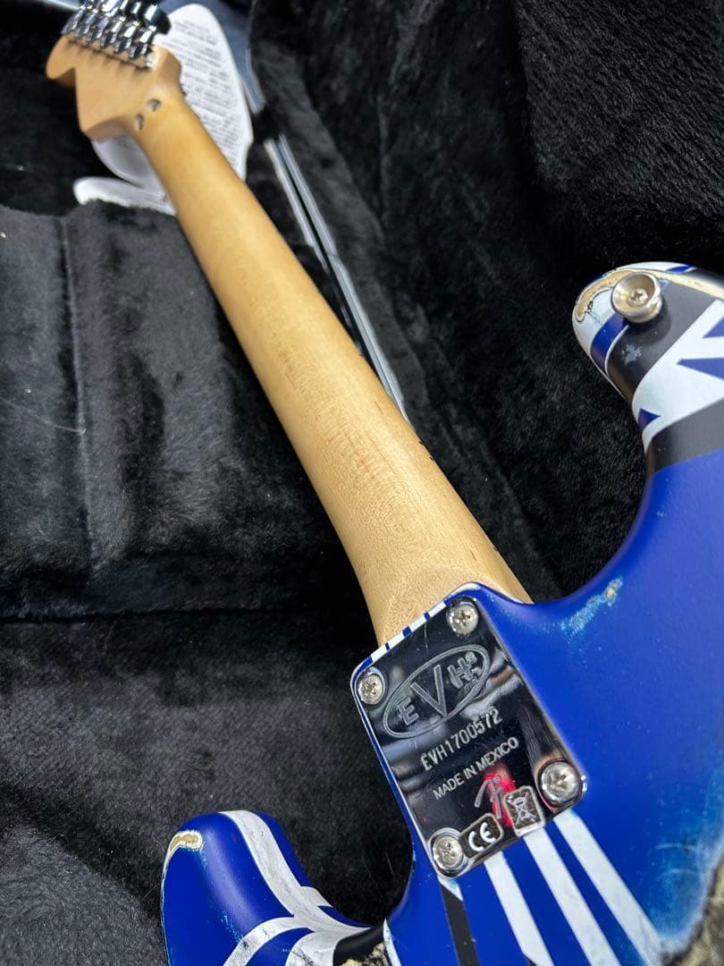アッシュボディ！拘りのEVH Frankenstein BLUEフランケン - メルカリ