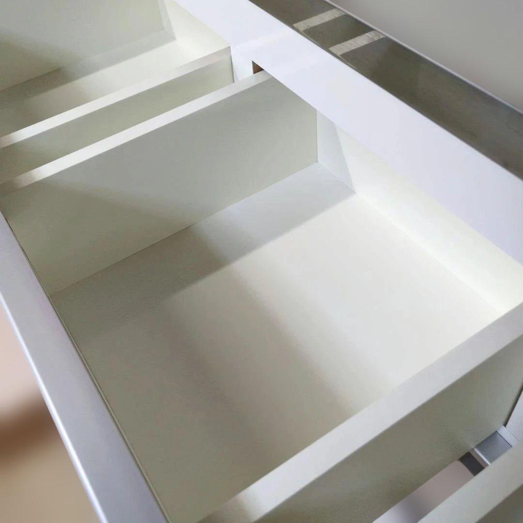 キッチンカウンター 薄型 天板ステンレス鏡面仕上げ