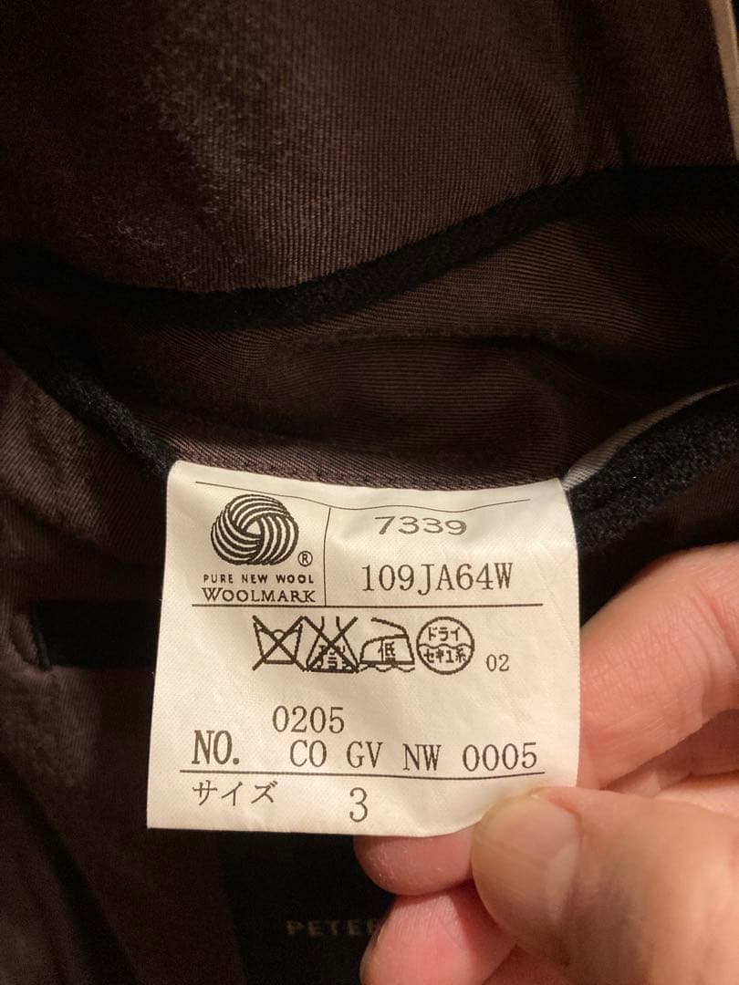 極美品！カシミヤ100！PETER JOHNSTON×五大陸　チェスターコート