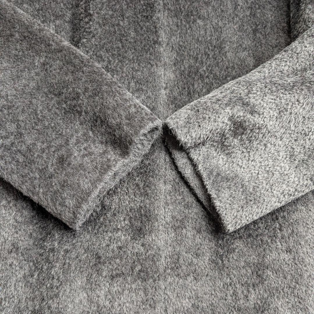 【訳あり】MaxMara マックスマーラ アルパカ混 シャギーコート ブラック