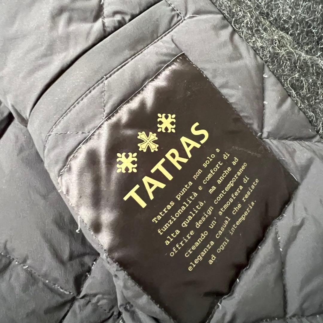 TATRAS 最高級ダウン　ケープポンチョ　ダウンポンチョ　ウール