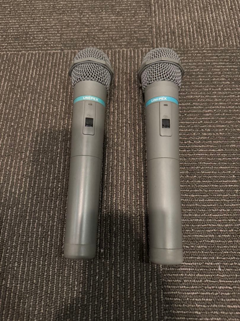 【zakk】CD再生ユニット付ユニペックス製ワイヤレスアンプ・マイクセット