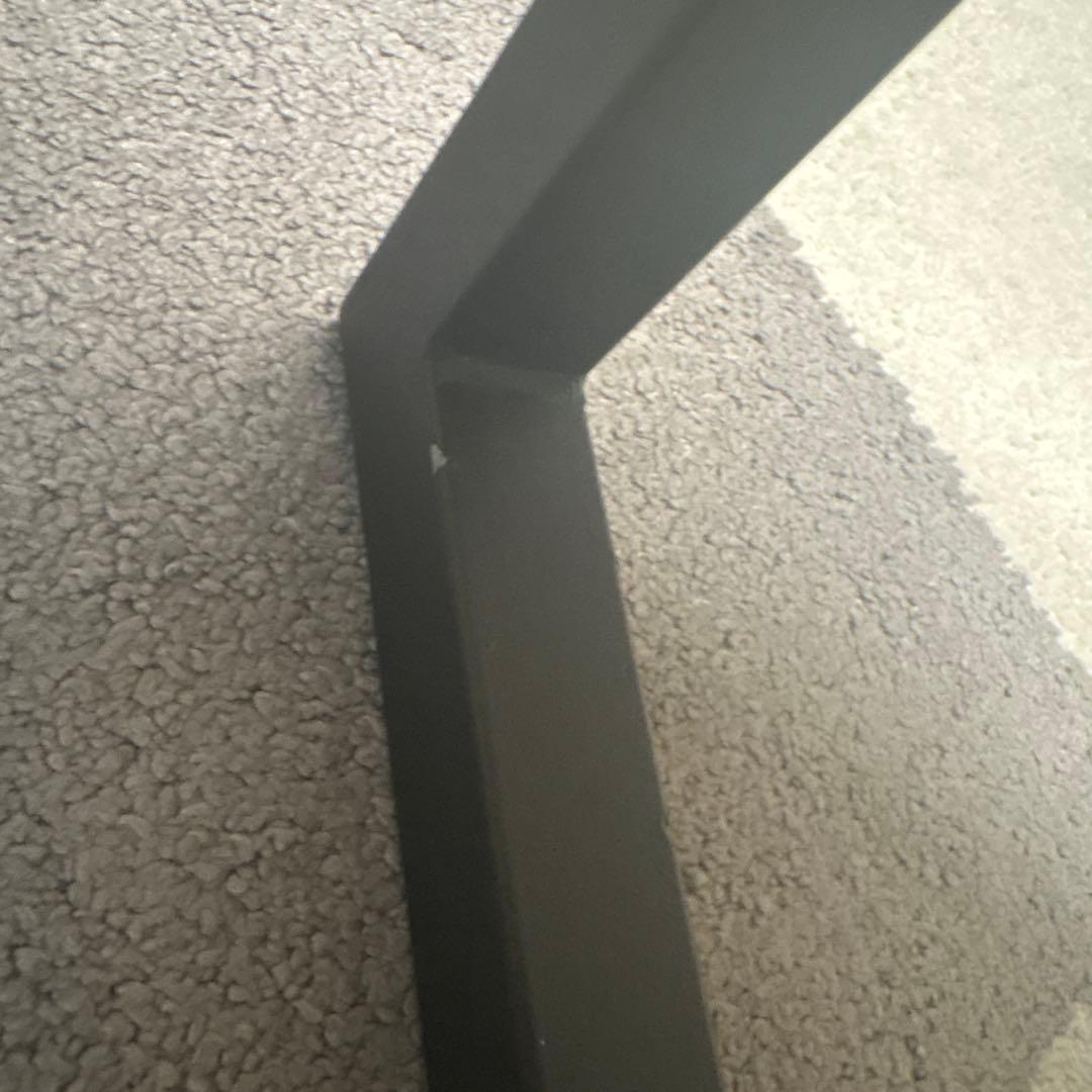 グレー 円形 人工大理石テーブル