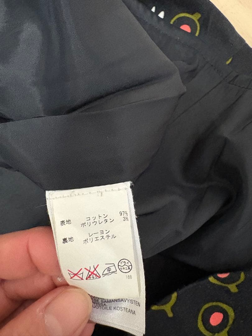 marimekko ムスタタンマ　ワンピース 36