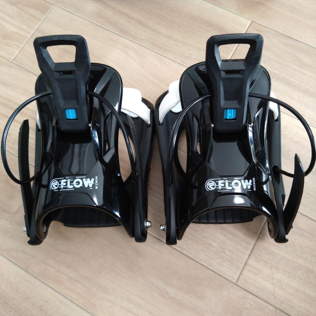 17cm〜19.5cm Flow Micron キッズXSビンディング ブラック