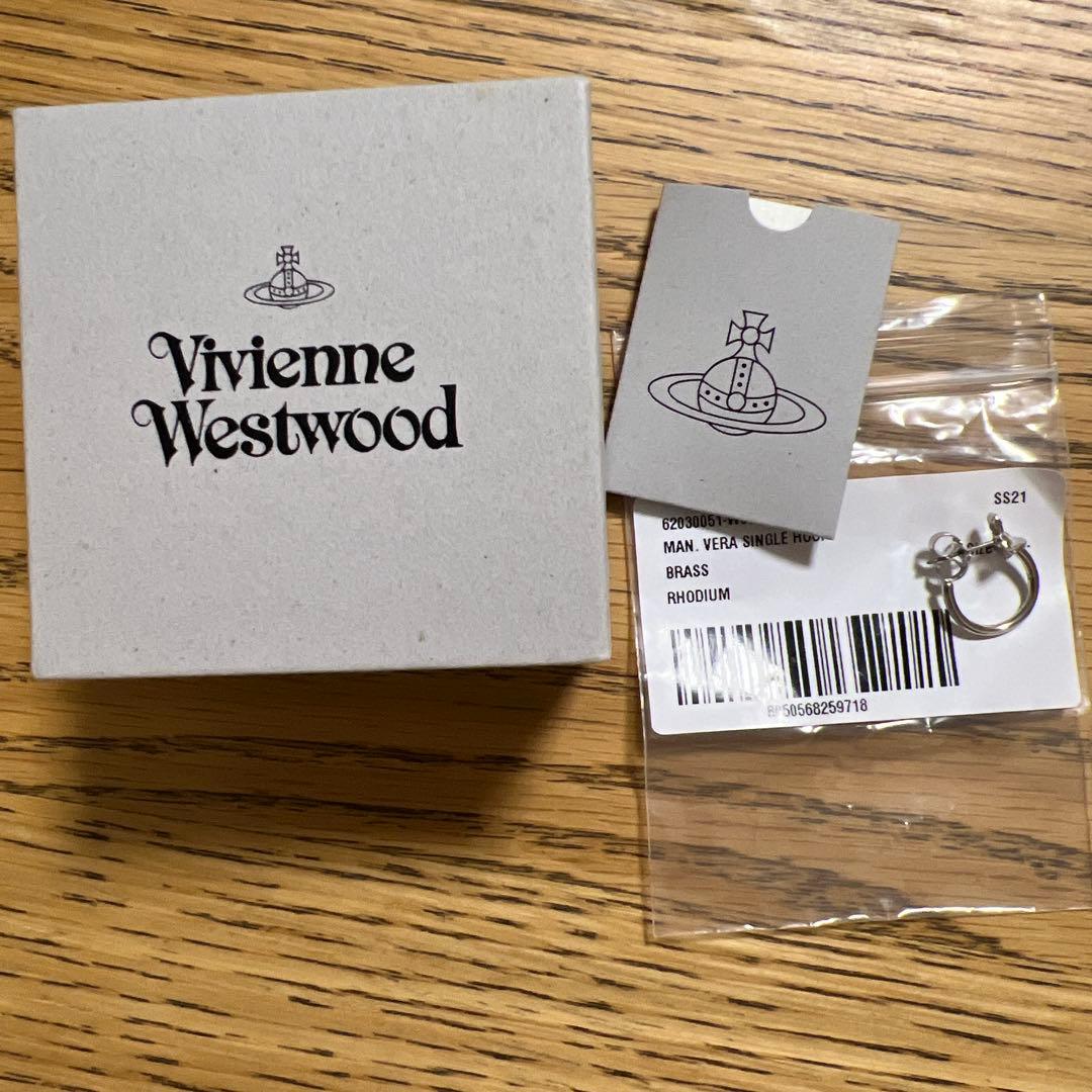 値下げ☆ヴィヴィアン シルバー フープピアス 片耳用