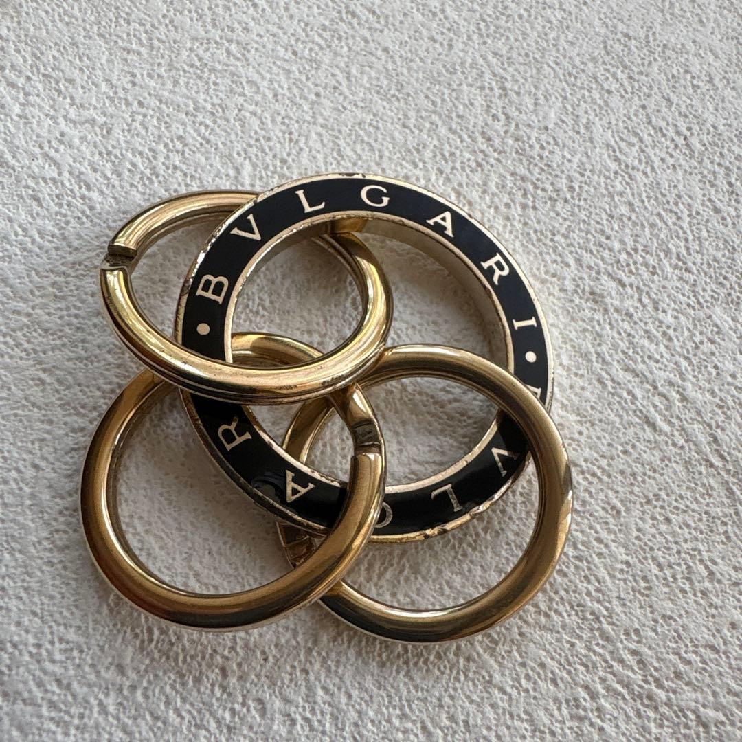 BVLGARI KEYRING　ブルガリブルガリキーホルダー　3連 ブルガリ