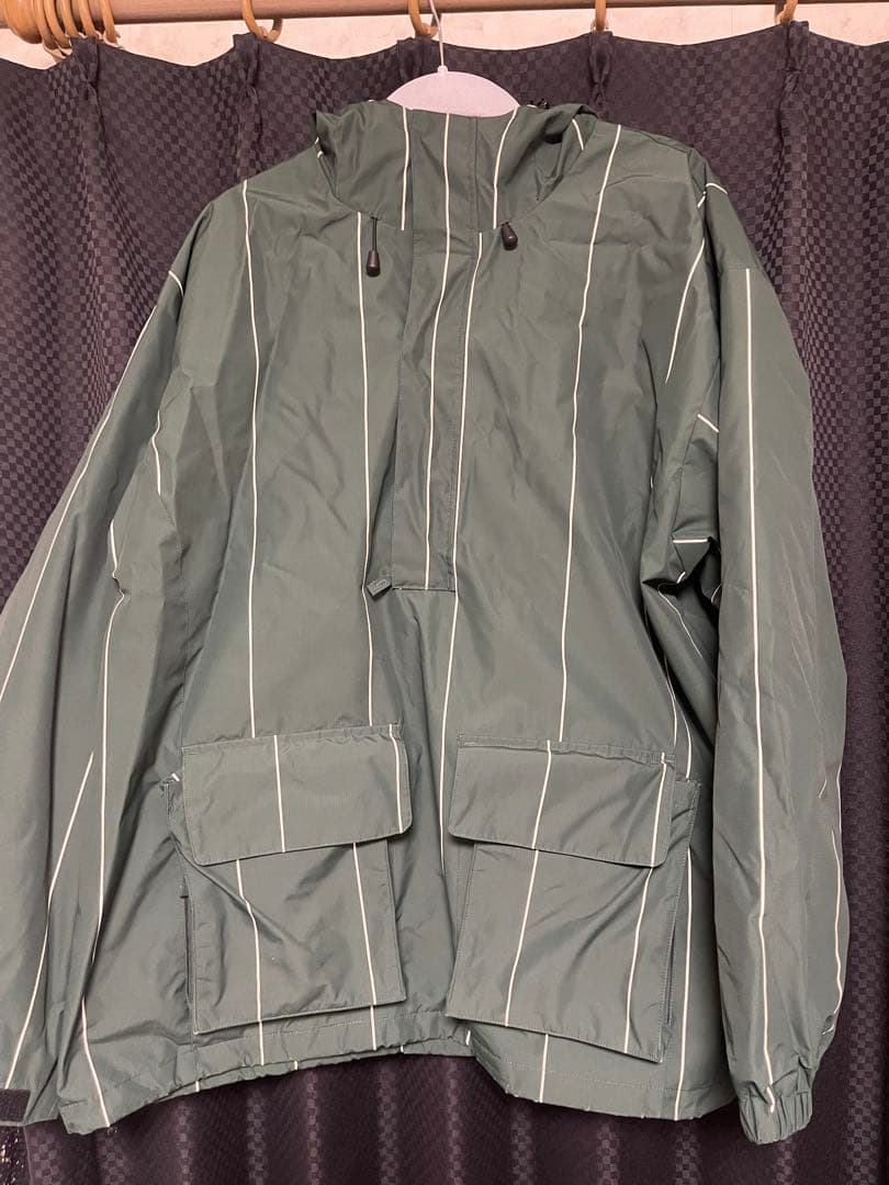 【希少】mahf セットアップ　上下　グリーンストライプ　XXL