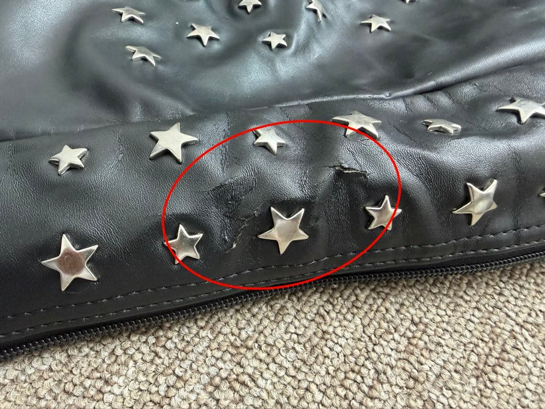 V12 STAR STUDS キャディバッグ 超希少なブラック&シルバースター