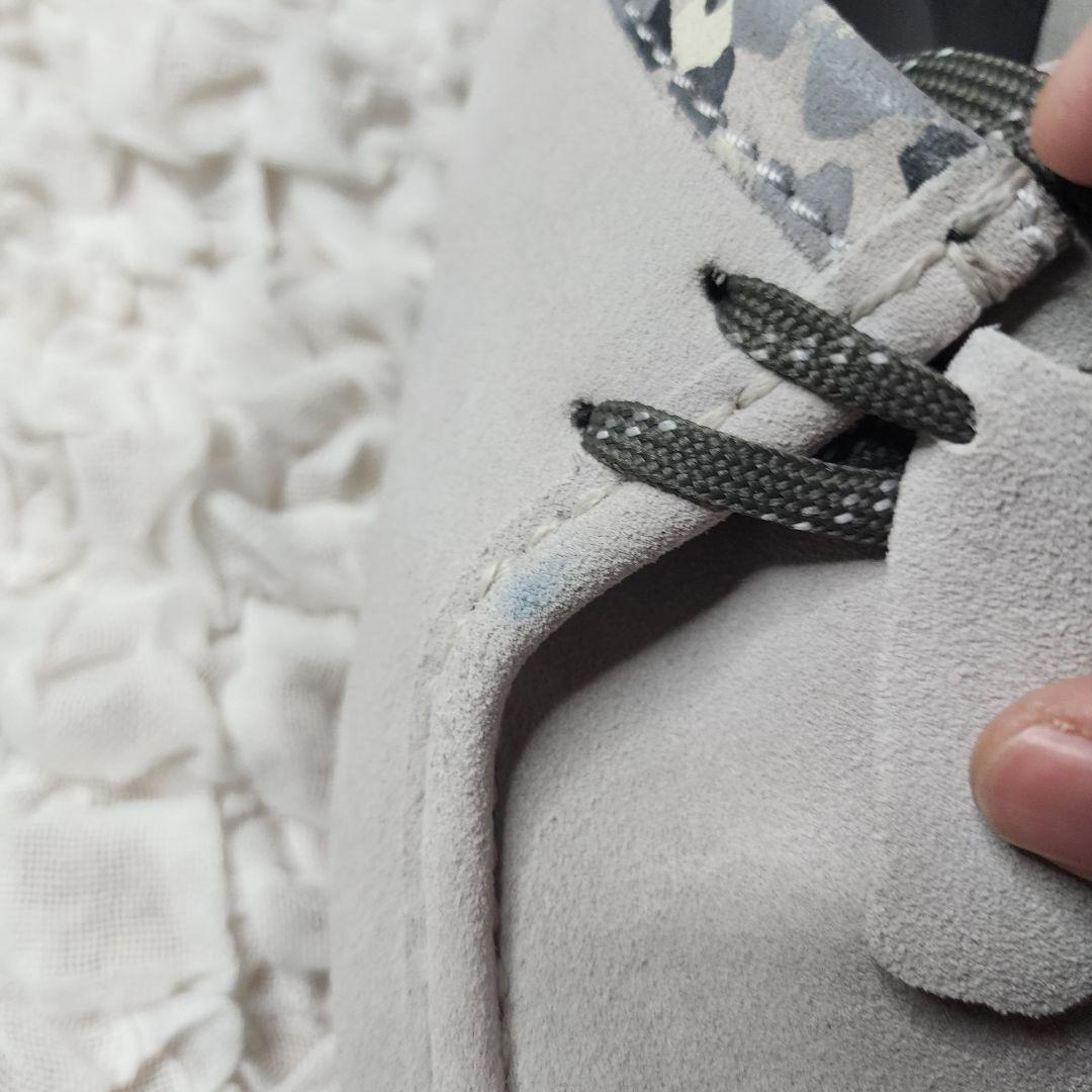 クラークス ワラビー エボ レザー スエード 迷彩コンビ シューズ