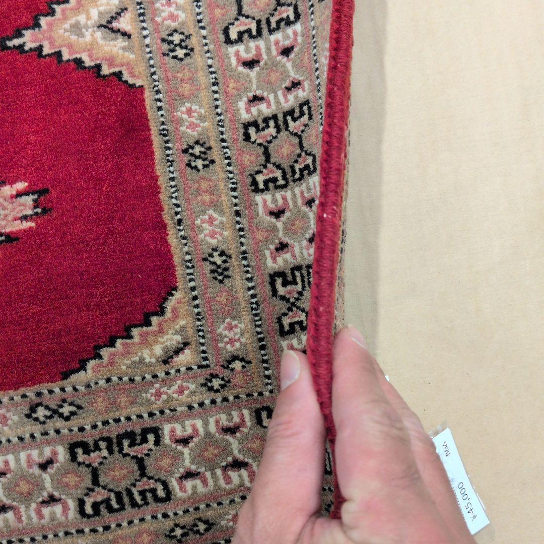 60x93cmパキスタン手織りマット(106)ギャッベ・ペルシャ・じゅうたん