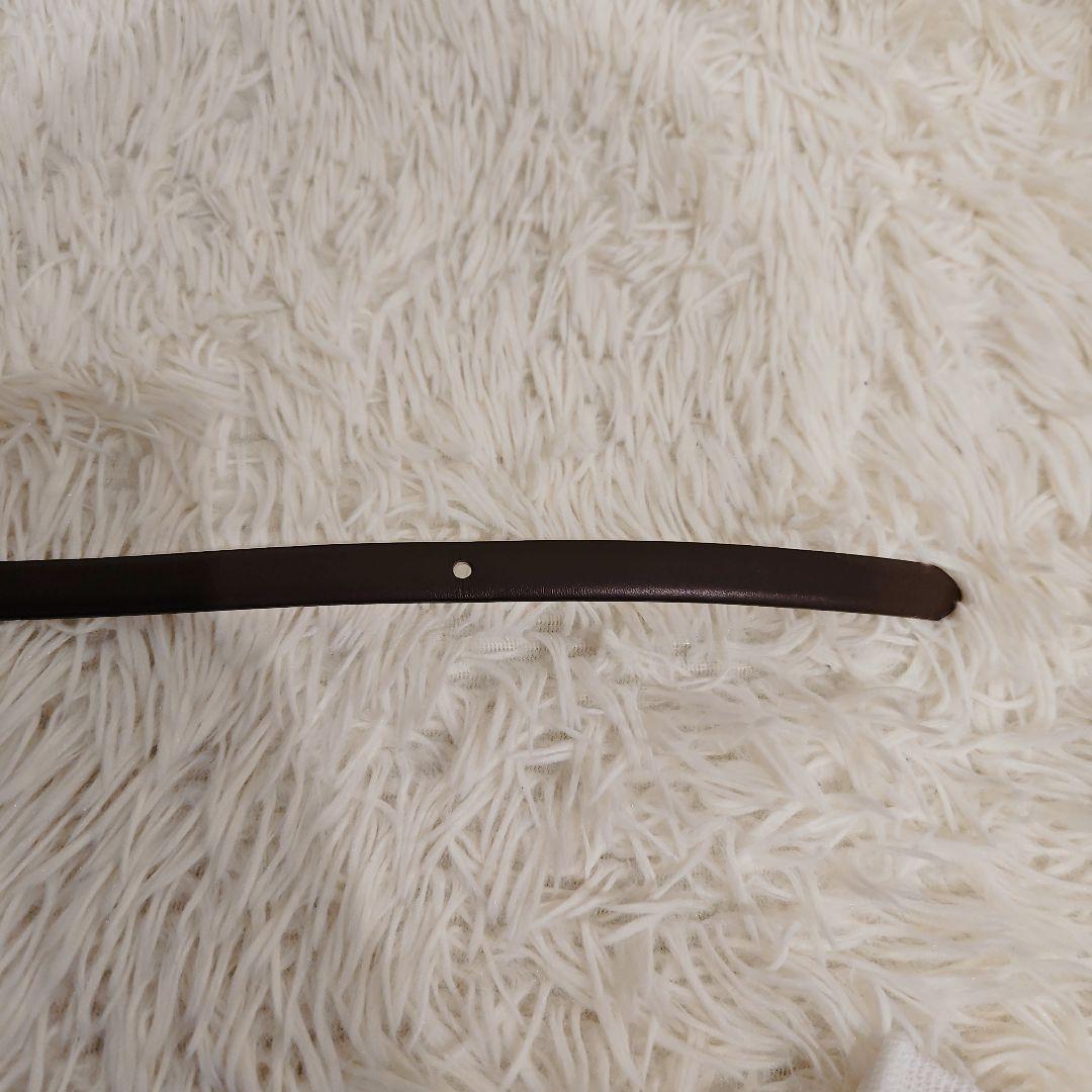 極美品 ANAYI アナイ ダブル バックル スライド ベルト ブラウン