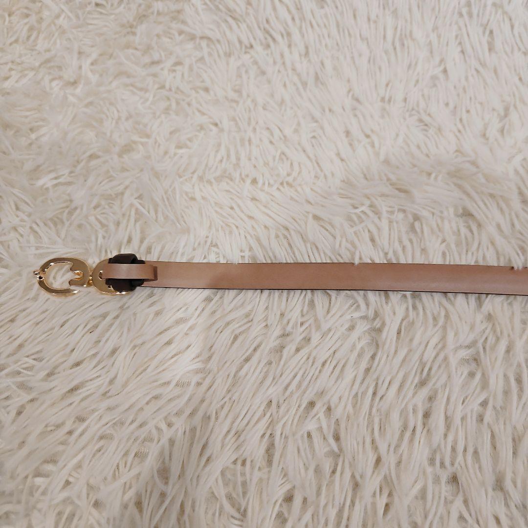 極美品 ANAYI アナイ ダブル バックル スライド ベルト ブラウン