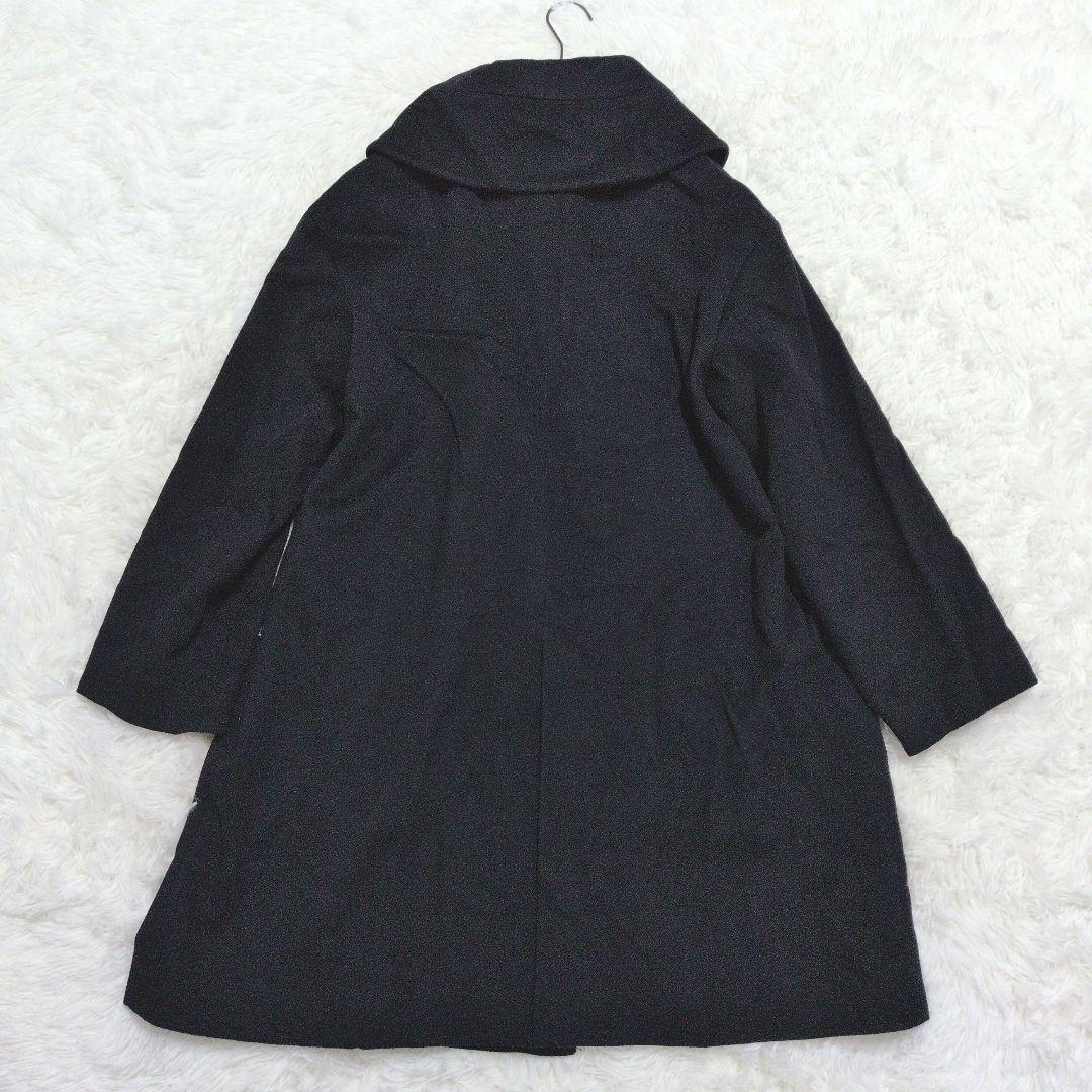 m*u様 23区 ショールカラー 大きいサイズ44 ロロピアーナ生地使用 ウール