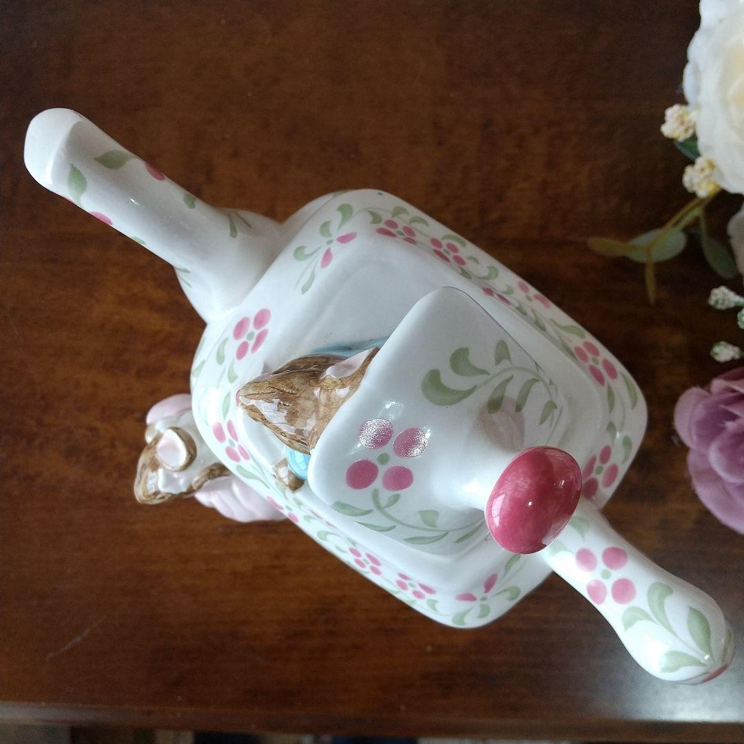 レア】グロースターの仕立て屋 ティーポット型オルゴール 