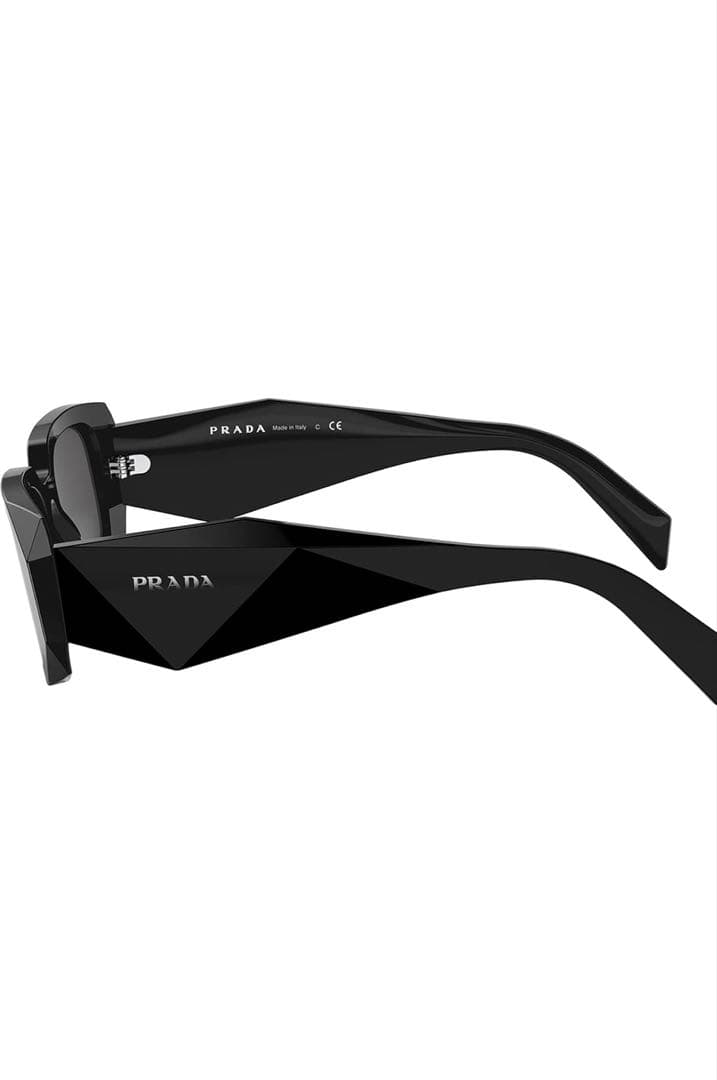 PRADA ブラック サングラス 多角形フレーム