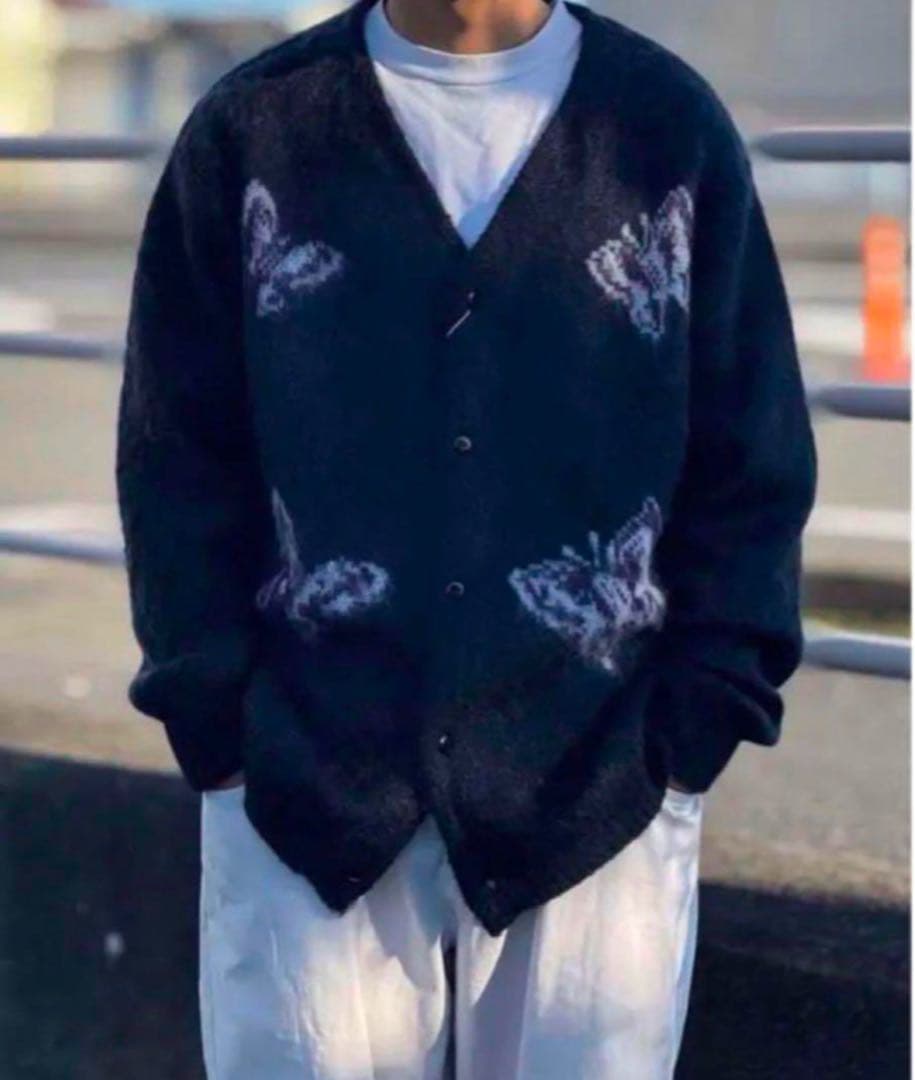 22fw別注 ファッション Needles モヘアカーディガン パピヨン