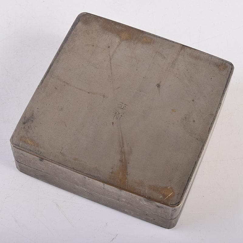taka様専用 中国 古錫漢詩刻 四方盒子肉池 小箱 約193g D R8858 - メルカリ