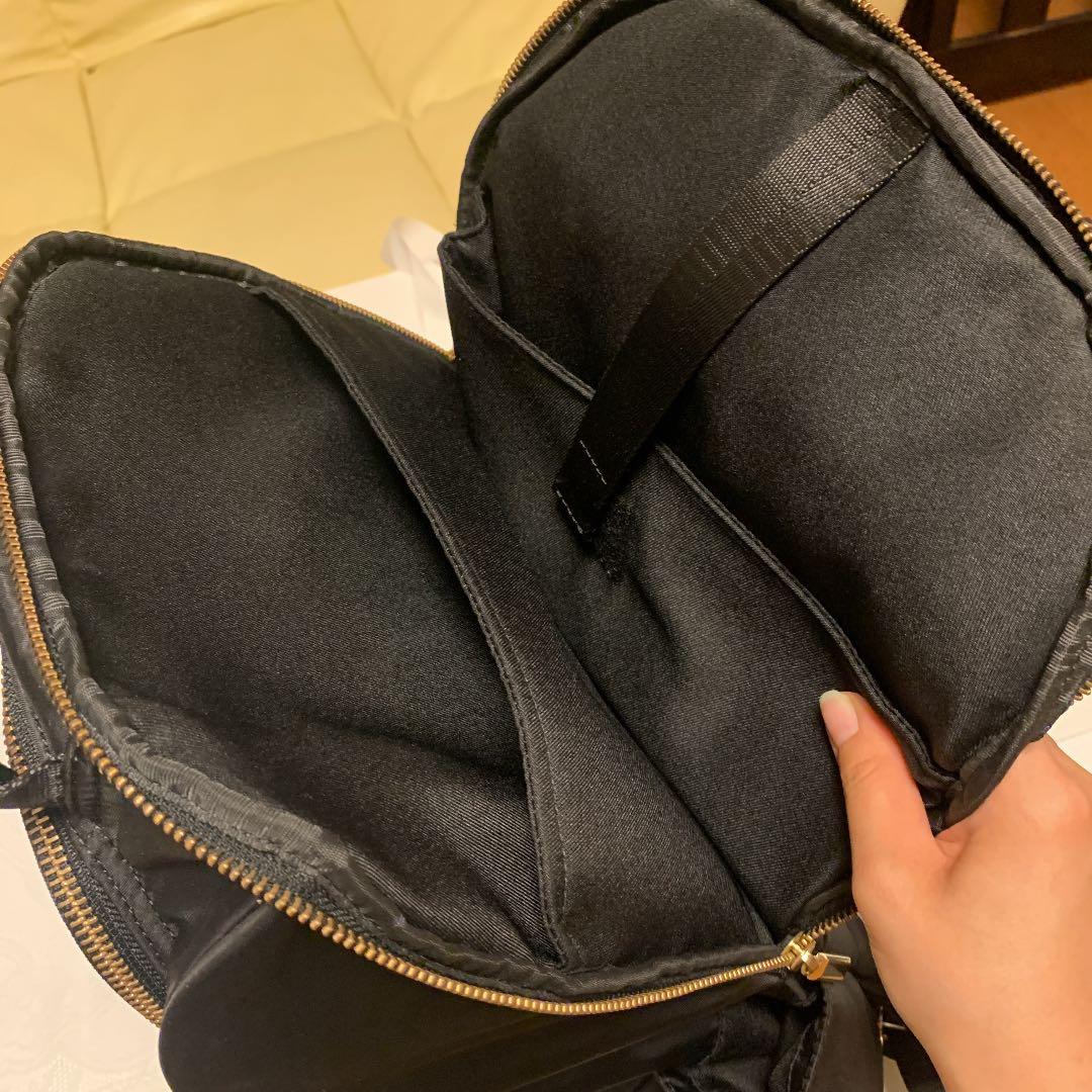 【バンヤードストーム 】ダブルZIPリュック　ブラック×ゴールド