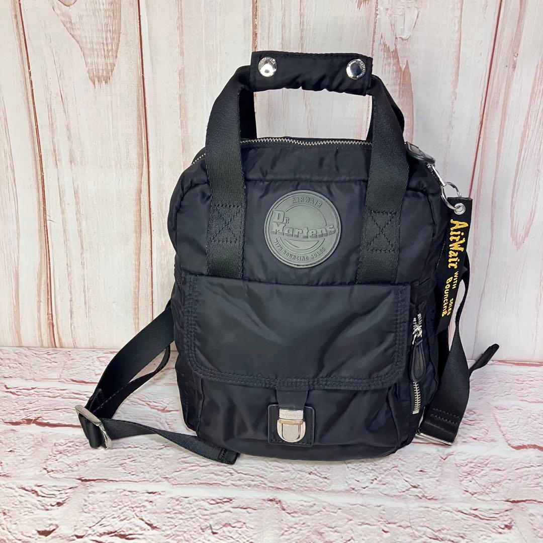 Dr.Martens バッグパック BIGロゴ ブラック 男女兼用 2WAY