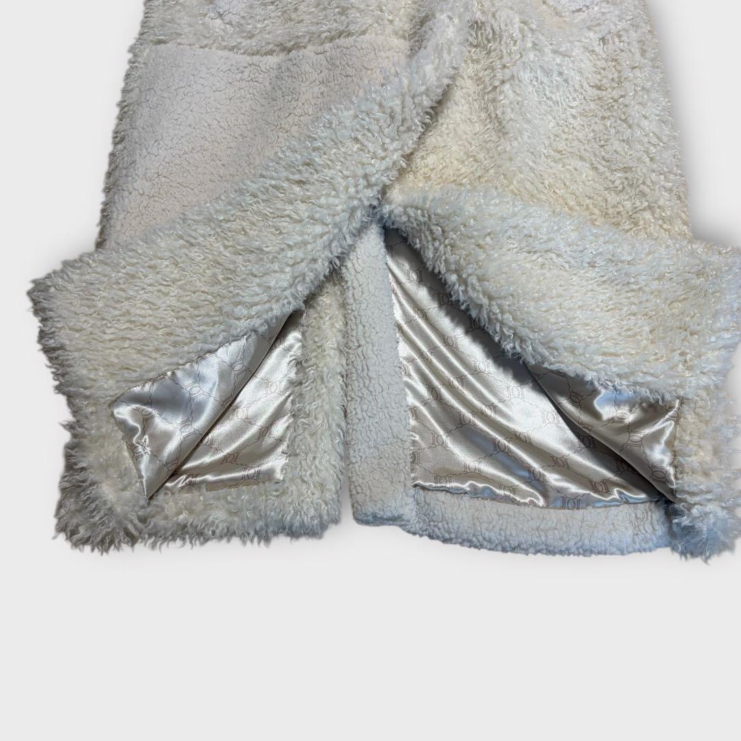 ダーリッチ　Darich 　ミックスボアコクーンコート　ロング　テディベア