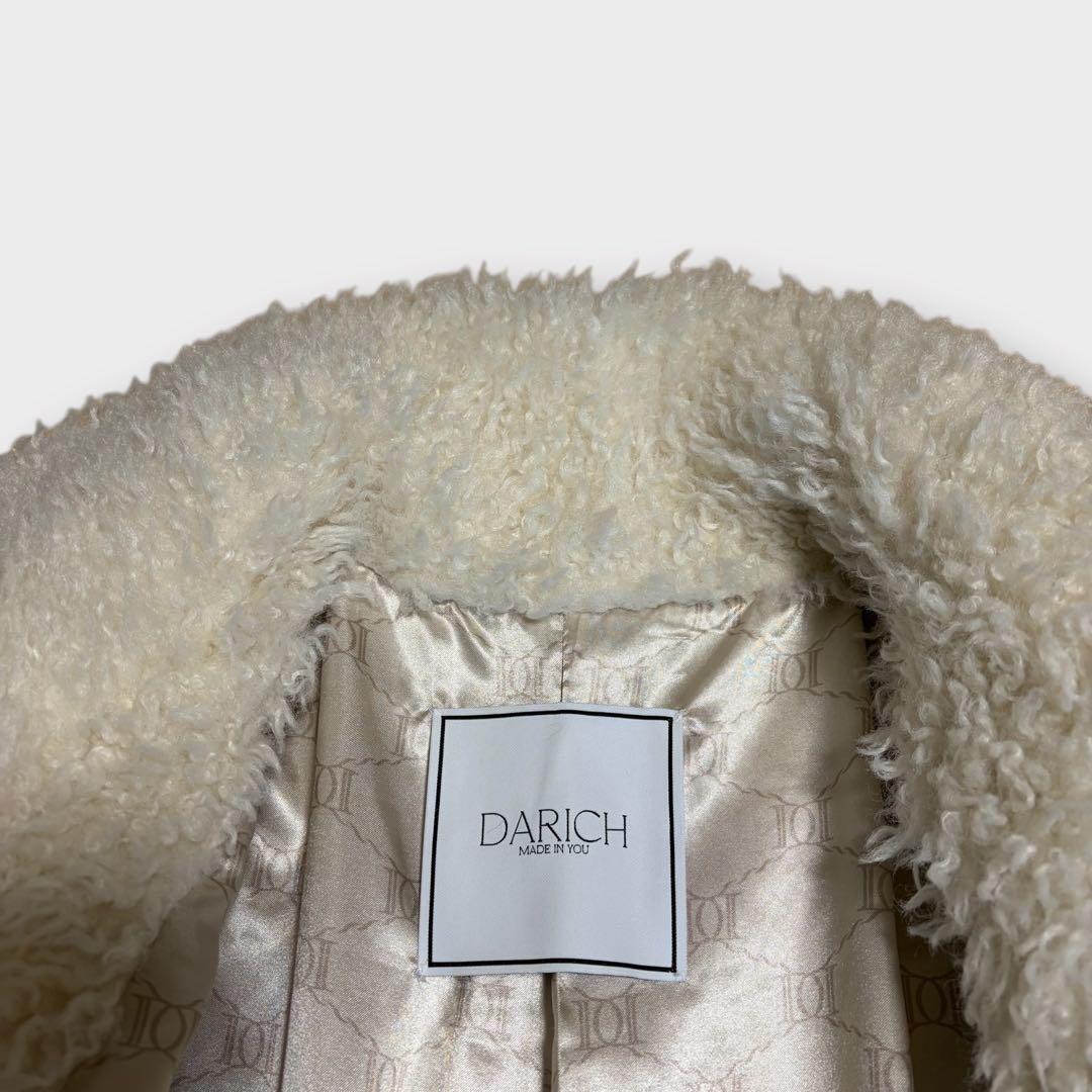 ダーリッチ　Darich 　ミックスボアコクーンコート　ロング　テディベア