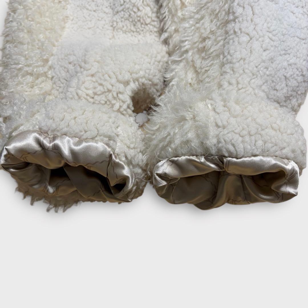 ダーリッチ　Darich 　ミックスボアコクーンコート　ロング　テディベア