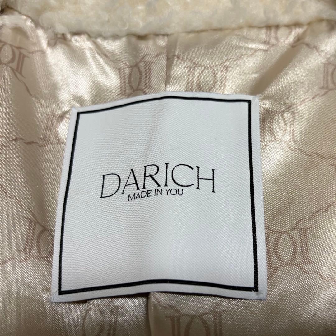 ダーリッチ　Darich 　ミックスボアコクーンコート　ロング　テディベア