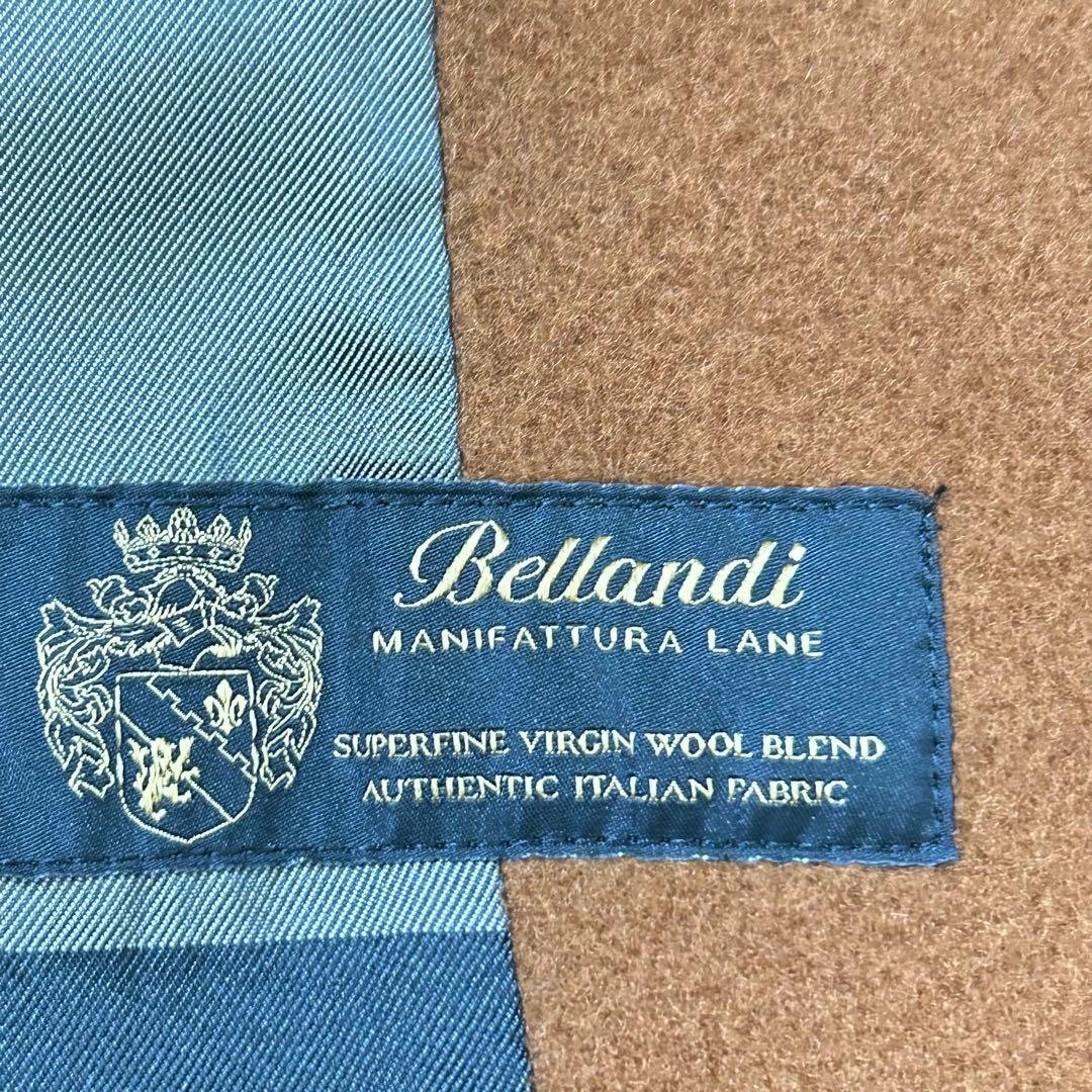 ブルーレーベルクレストブリッジ　チェスターロングコート　キャメル　36 チェック