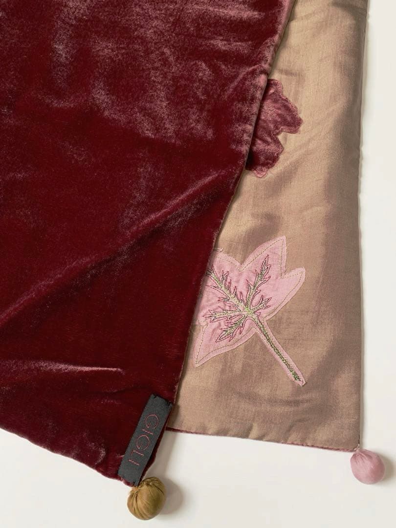 ロメオ ジリ GIRI シルク×ベロア ショール