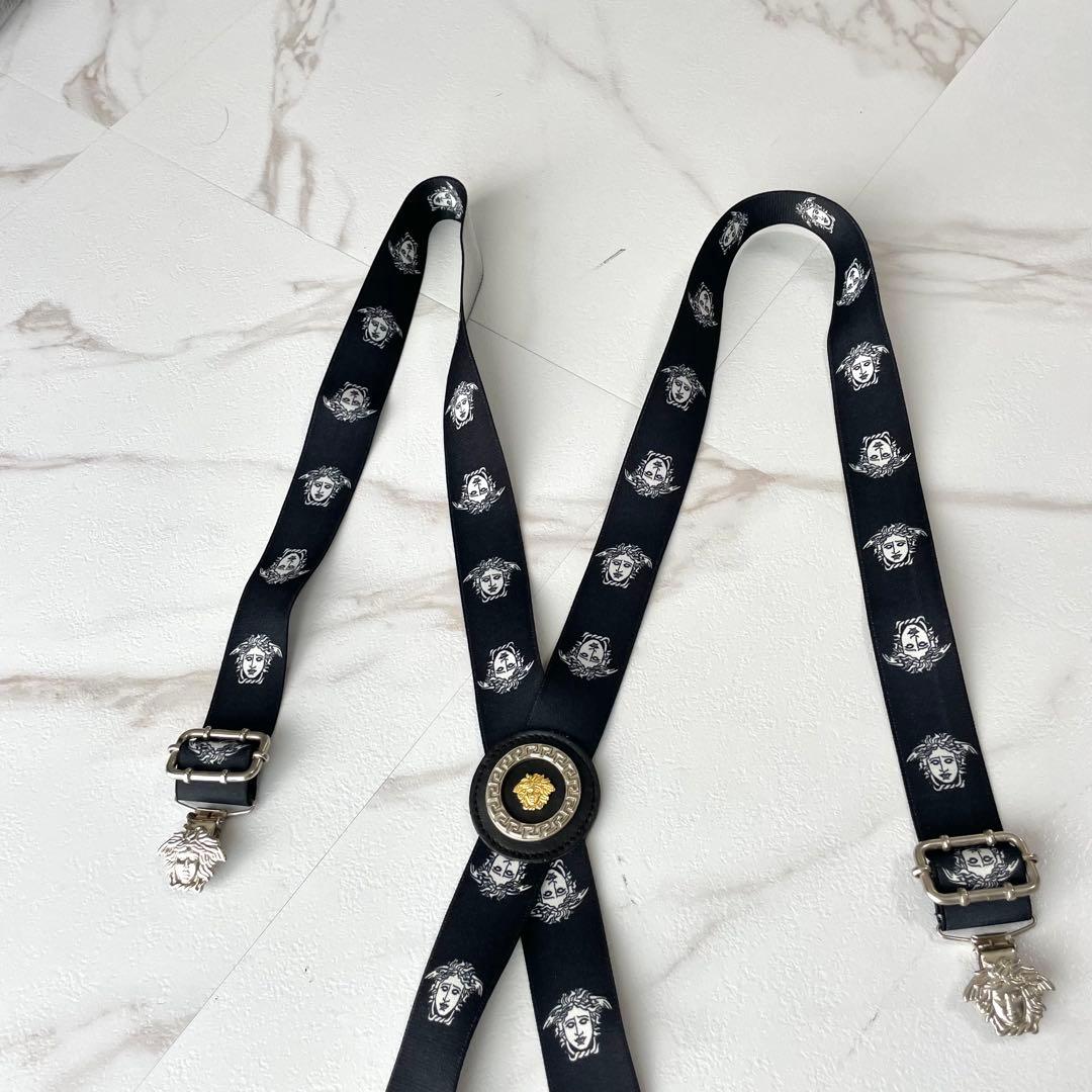 入手困難✨ ヴェルサーチ サスペンダー メデューサ メンズ カジュアル