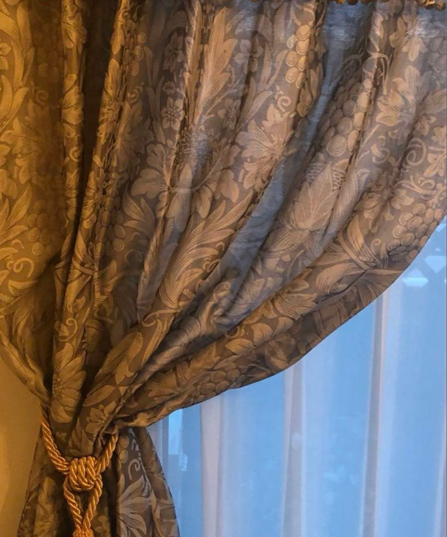 sale◇ウィリアム・モリス ピュアモリス 麻ドレープカーテン - メルカリ