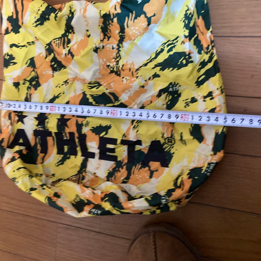 ATHLETA 迷彩柄 トートバッグ 約30cm x 40cm ガバッと開く口