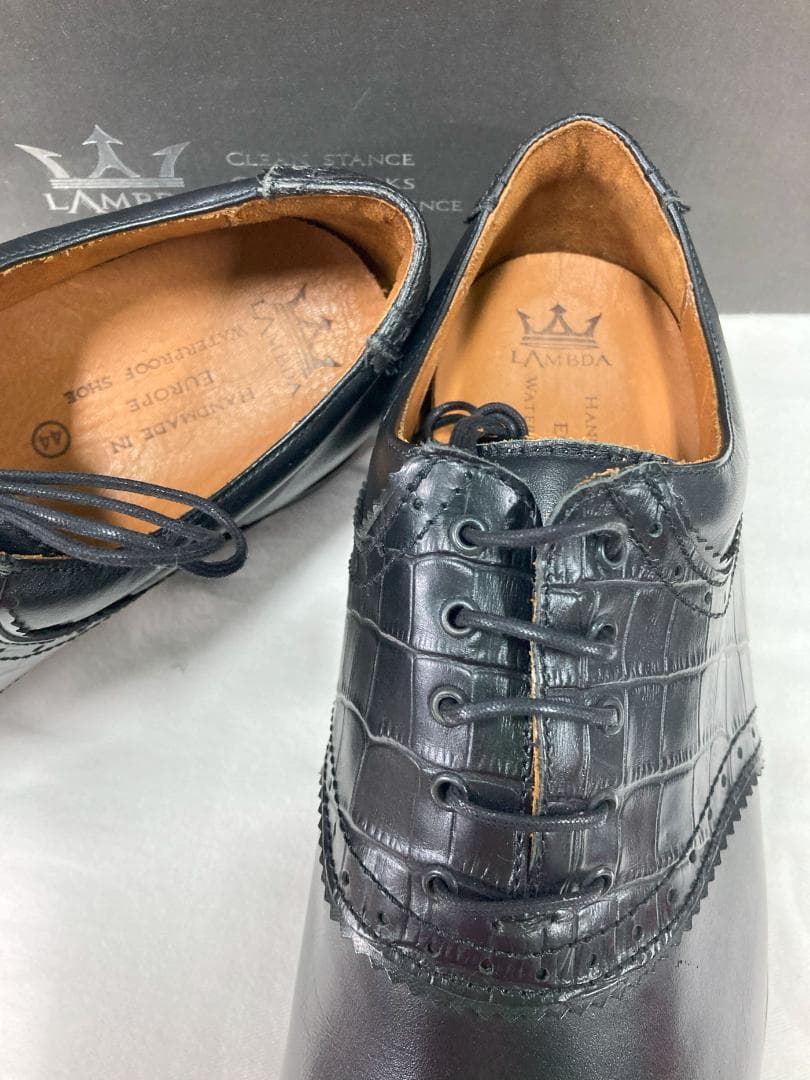 ラムダ LAMBDA メンズ ゴルフシューズ EUR44（28.5㎝）ブラック