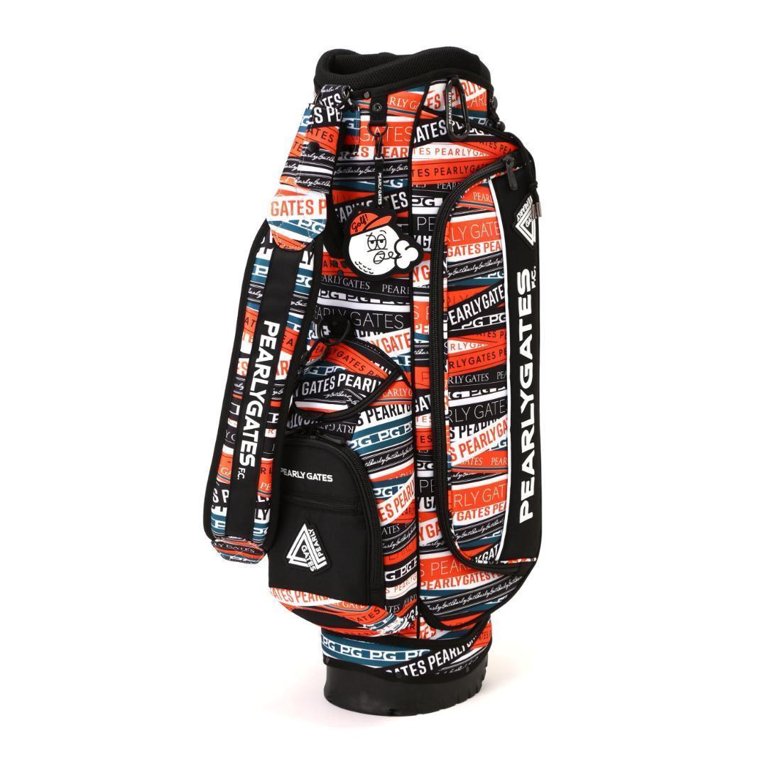 ○★新品 未使用 PEARLY GATES ロゴリボン柄スタンドキャディバッグ