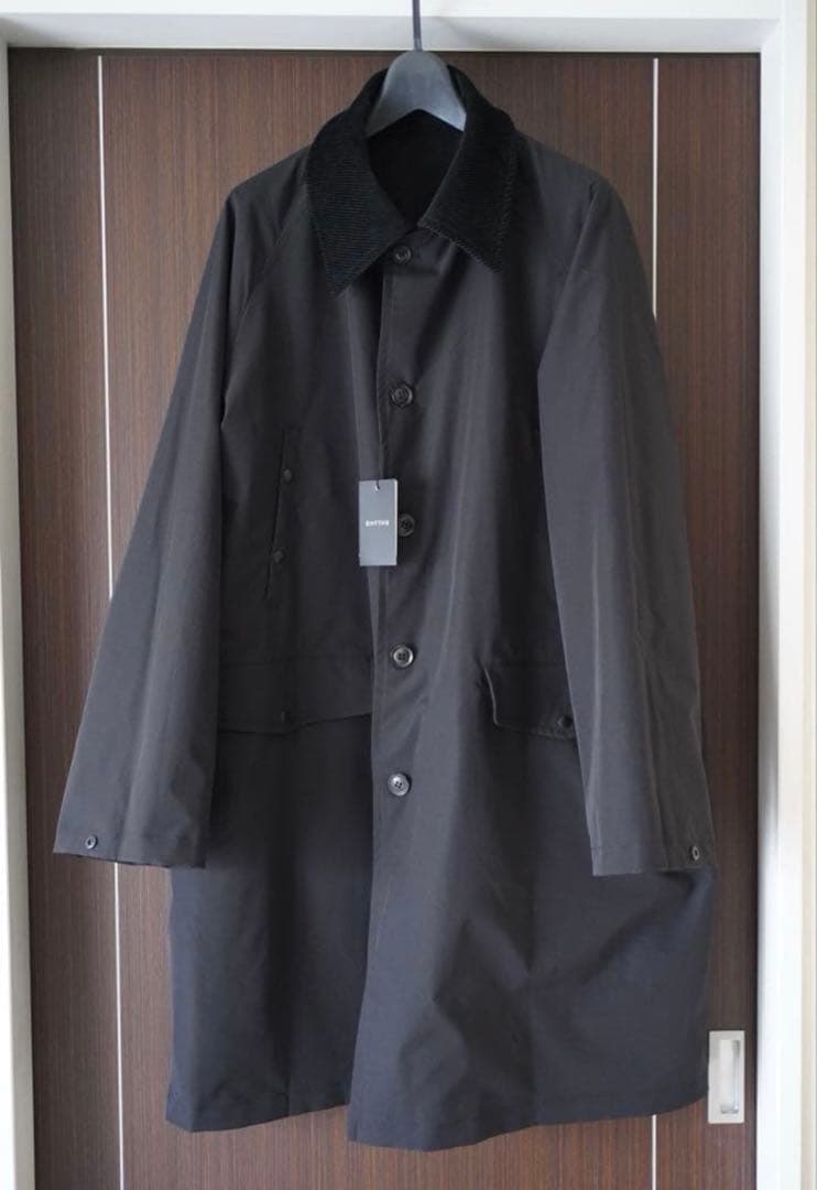 ま*と様 sacai出身デザイナーRHYTHR リバーシブルサテンコート 黒