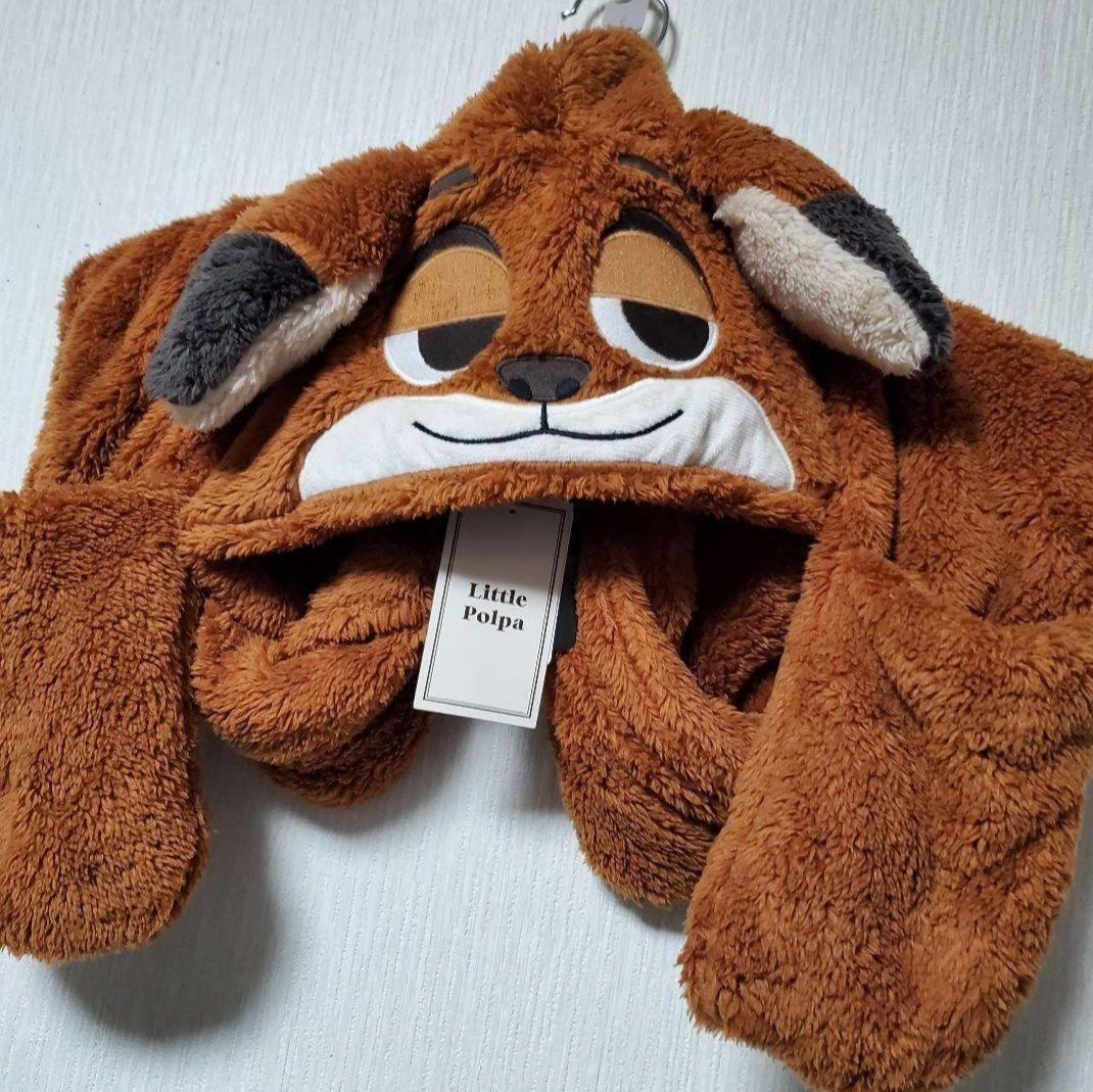 新品 ズートピア マフラー ニック マフラーキャップ ディズニー 手袋