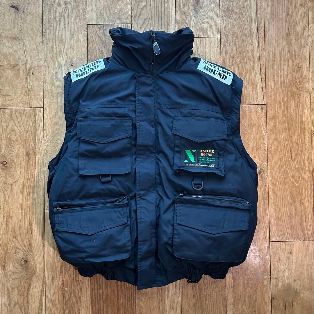 nature bound 2way 防寒 救命 ジャケット ベスト Lサイズ