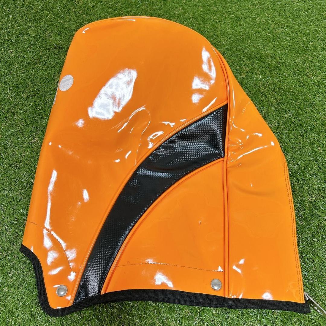 非売品 Jeep ジープ キャディバッグ エナメル オレンジ ゴルフ　車　自動車