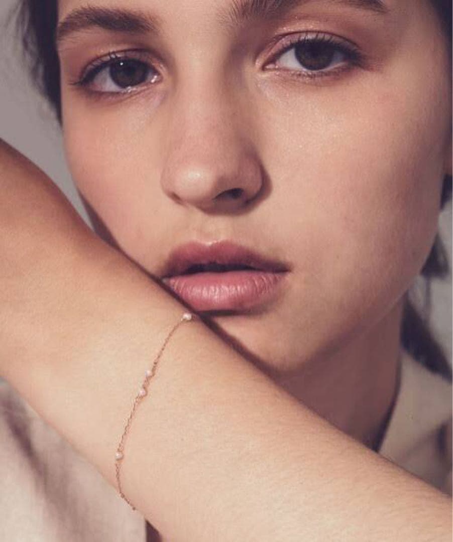 【ete】K10MPG ムード パール ステーションブレスレット