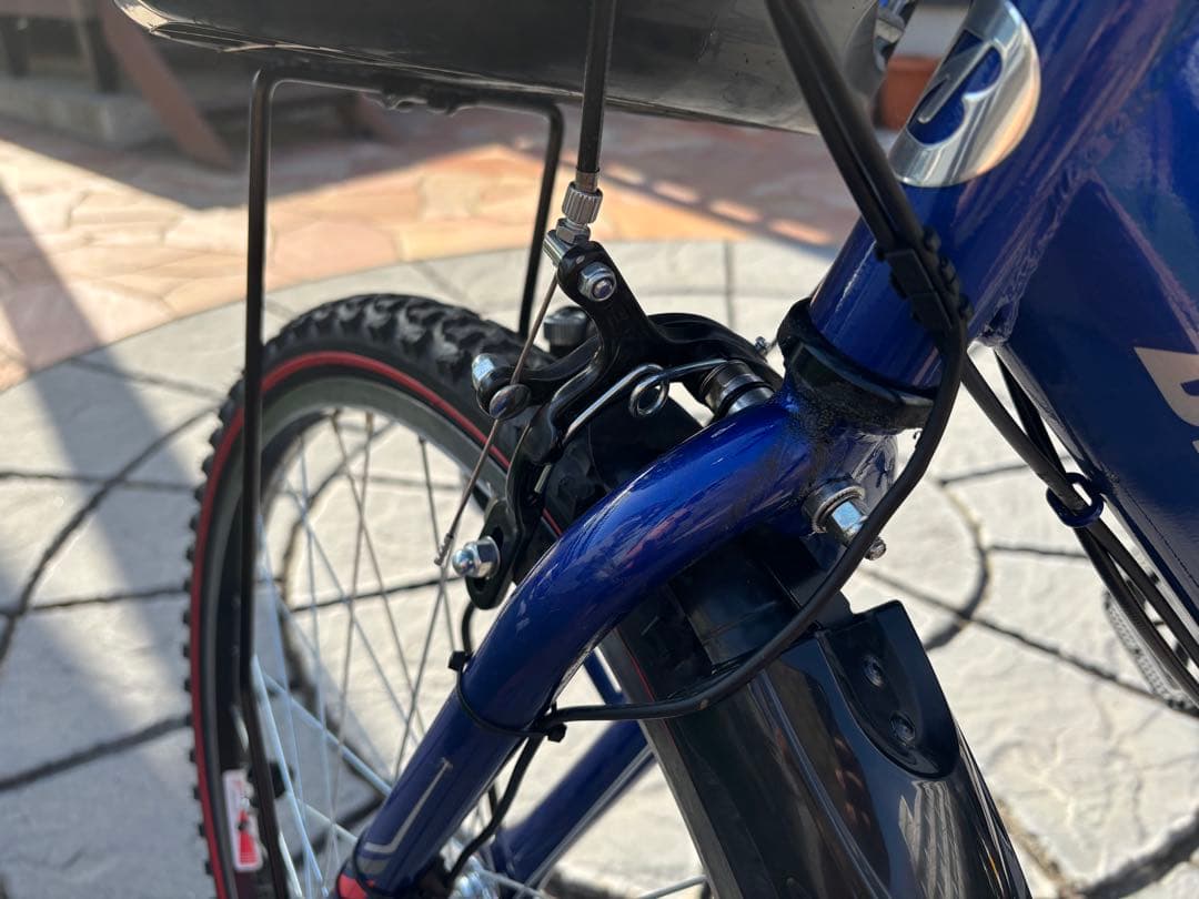 直接受け渡し限定　BRIDGESTONE24インチ　キッズサイクル青