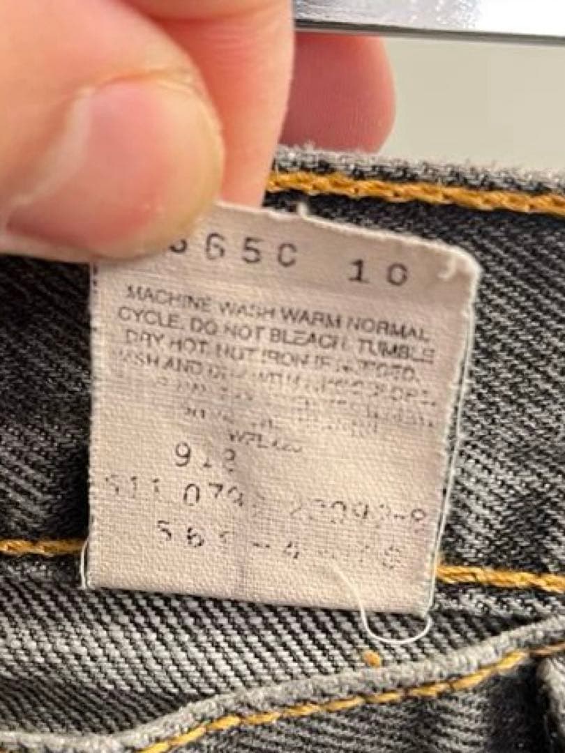 USA製　levi's 569 先染めグレー ワイドデニム W34 L30