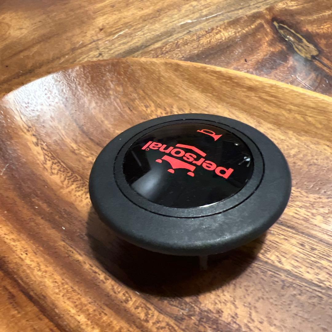 パーソナル 純正 ホーンボタン イタリア製 正規品 レッド/ブラック 赤／黒