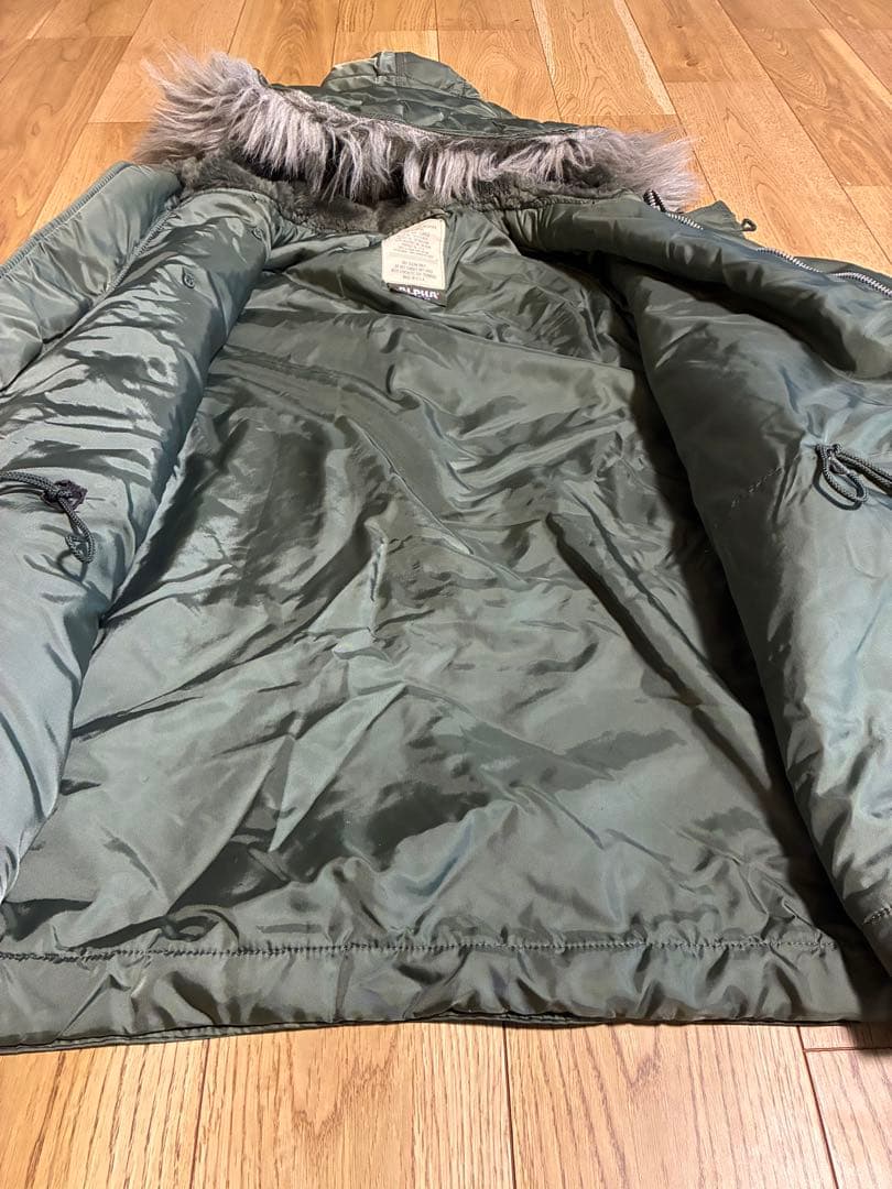 80sアルファALPHA N-3B 旧タグUSA製IDEAL フライトジャケット