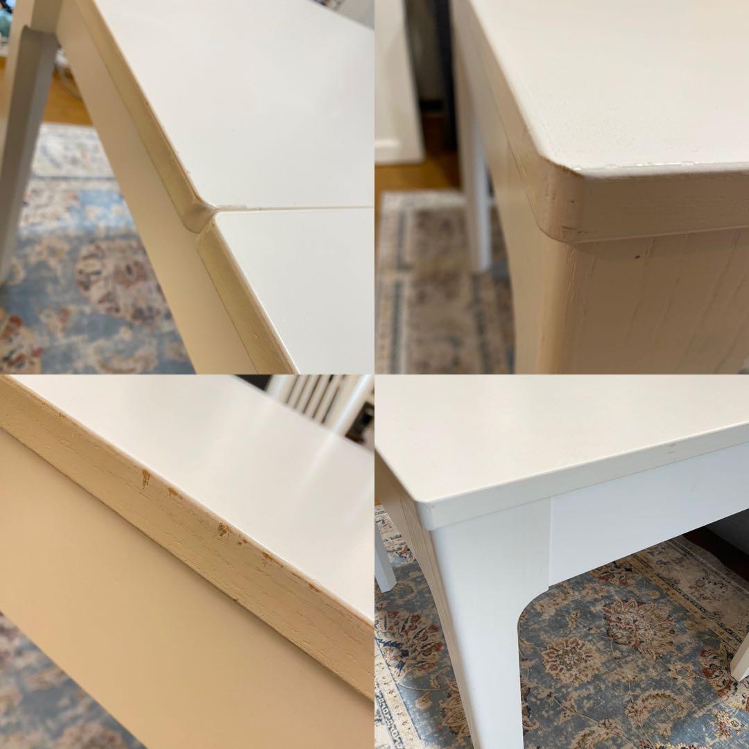 【ソファに合う】IKEAテーブル　高さ低め　65cm カフェテーブル　伸長できる