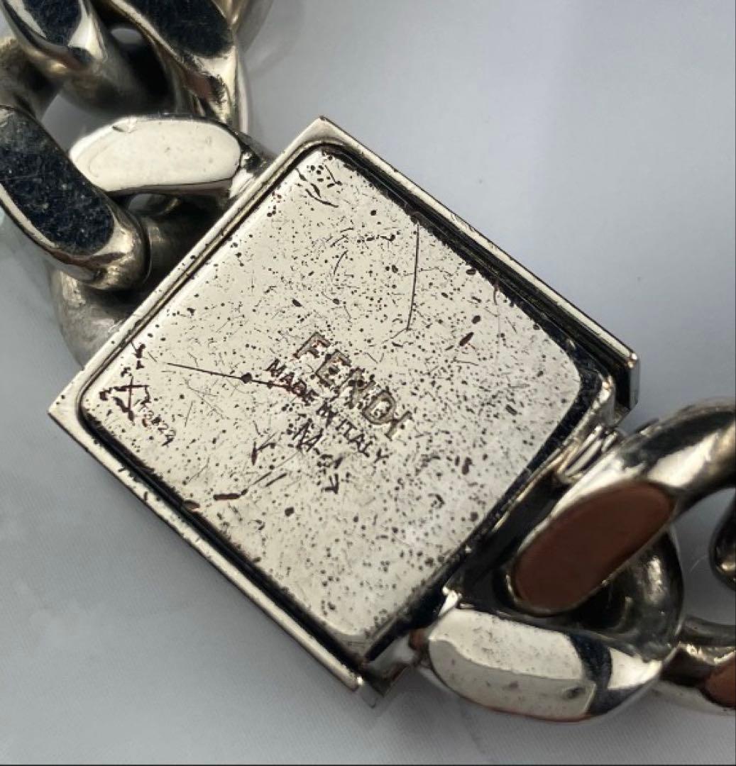 FENDI bracelet zucca フェンディ ズッカ Fロゴ 喜平 - メルカリ